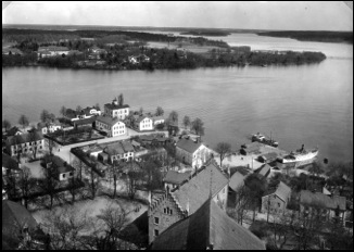 1910 Vy från kyrktornet